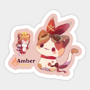 Amber Sticker